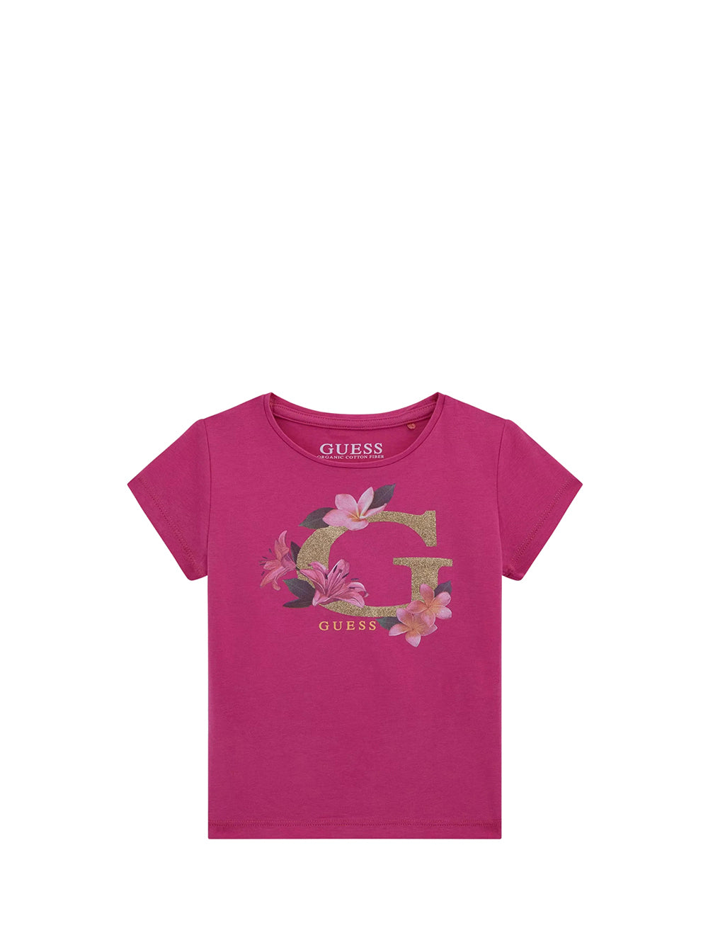 GUESS 2 USCITA Guess T-Shirt Bambina Fucsia - Rosa Fucsia