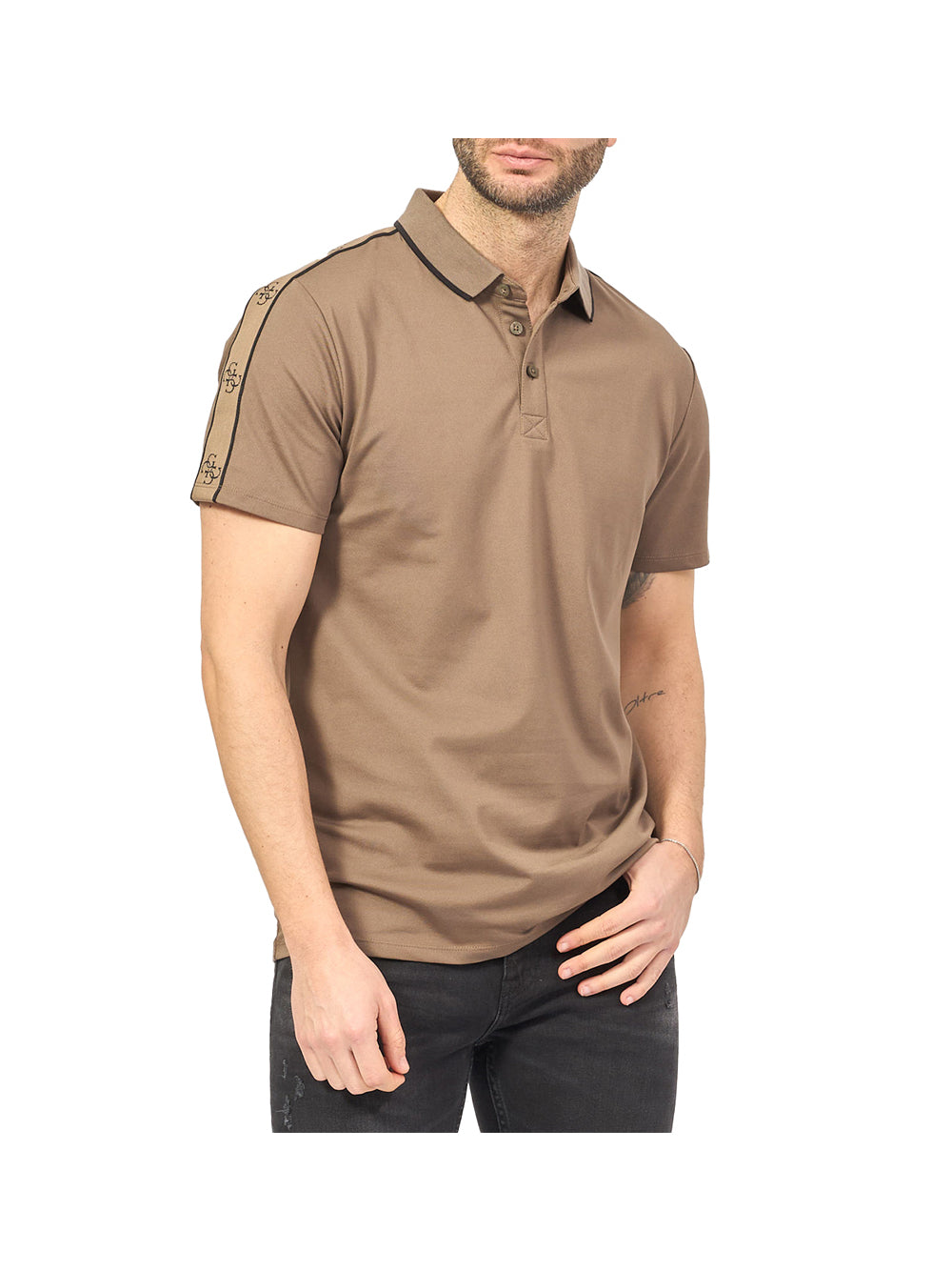 GUESS 2 USCITA Guess T-Shirt Uomo Marrone Marrone
