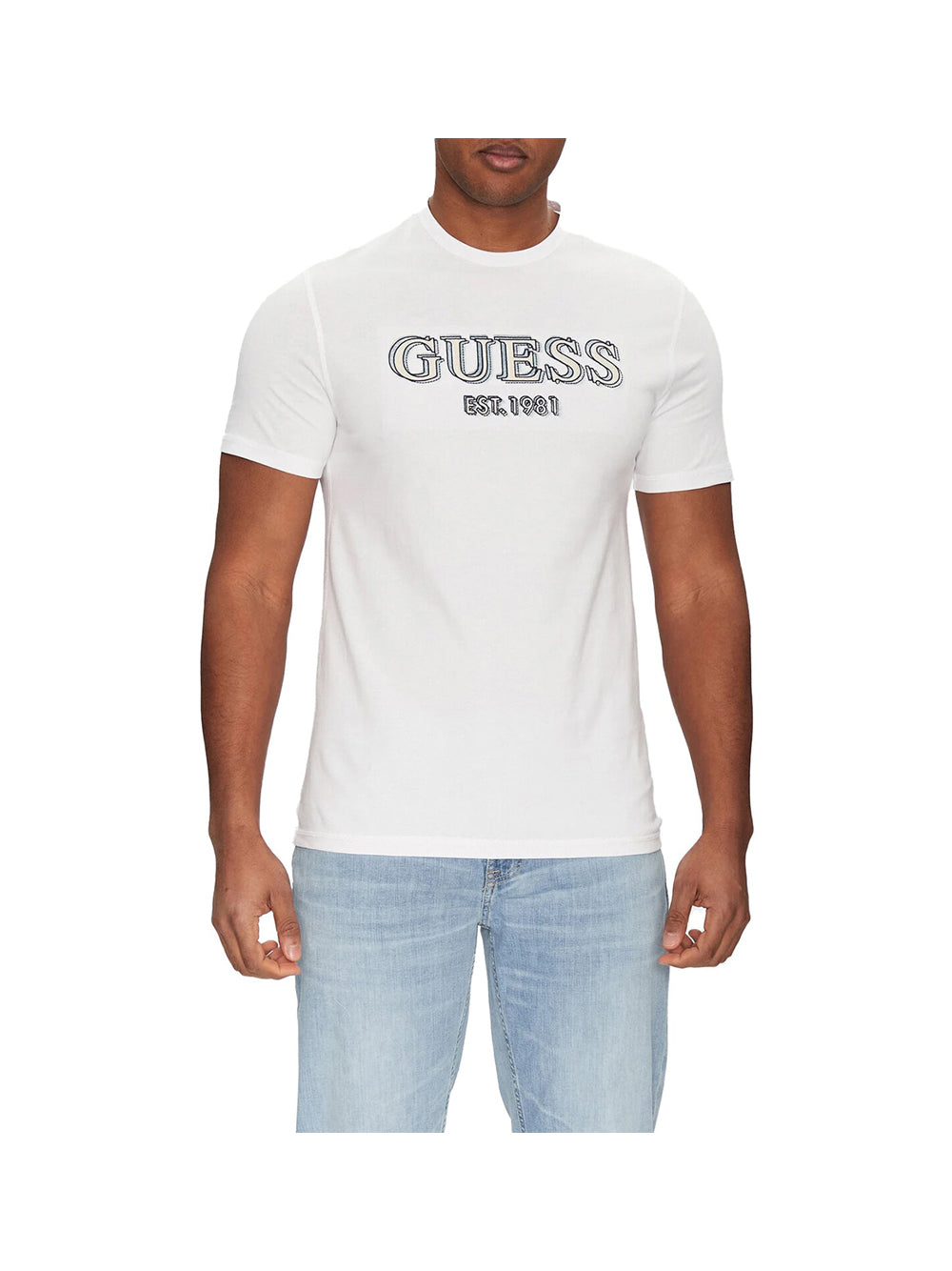 GUESS 2 USCITA Guess T-Shirt Uomo White - Bianco WHITE