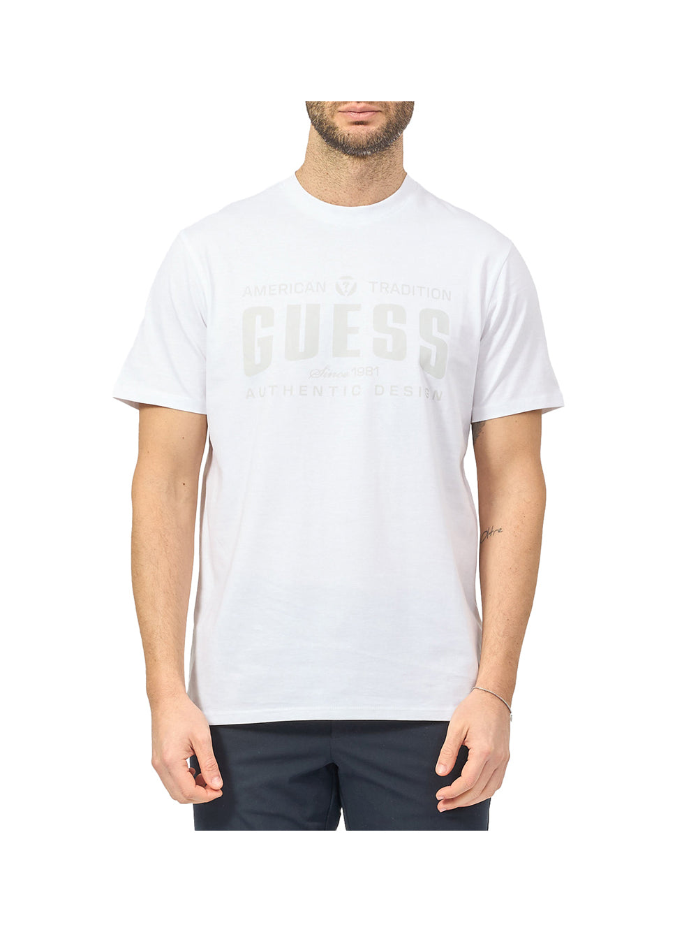 GUESS 2 USCITA Guess T-Shirt Uomo White - Bianco WHITE