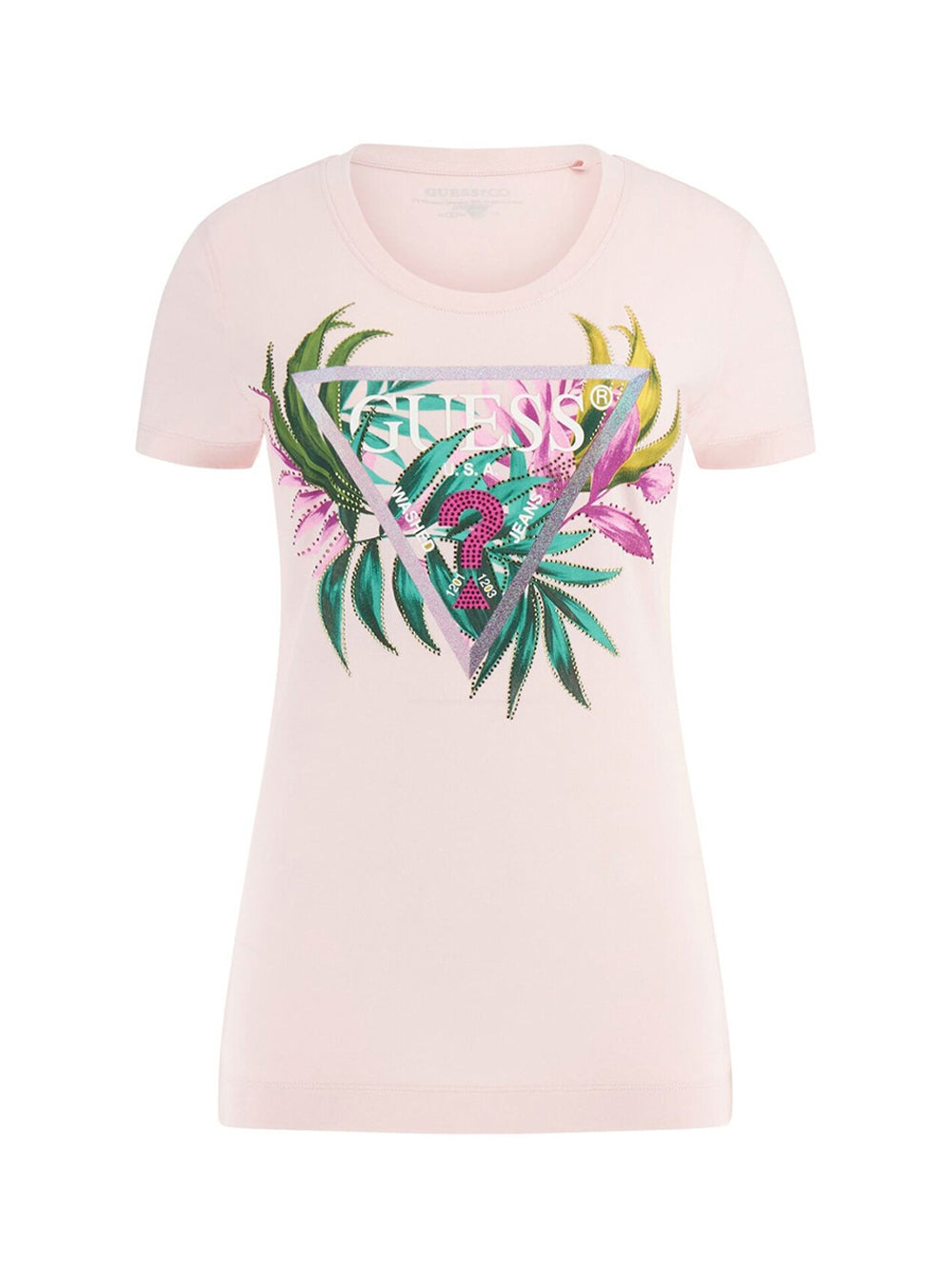 GUESS 2 USCITA Guess T-Shirt Donna Rosa Rosa