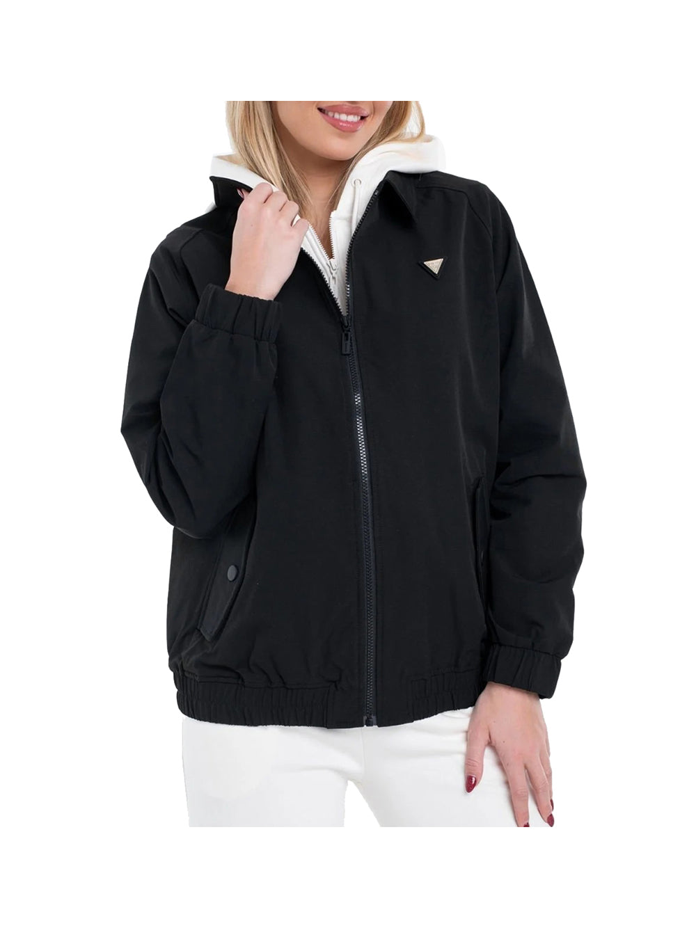 GUESS ATHLEISURE 1 USCITA Guess Giubbotto Donna Black - Nero BLACK