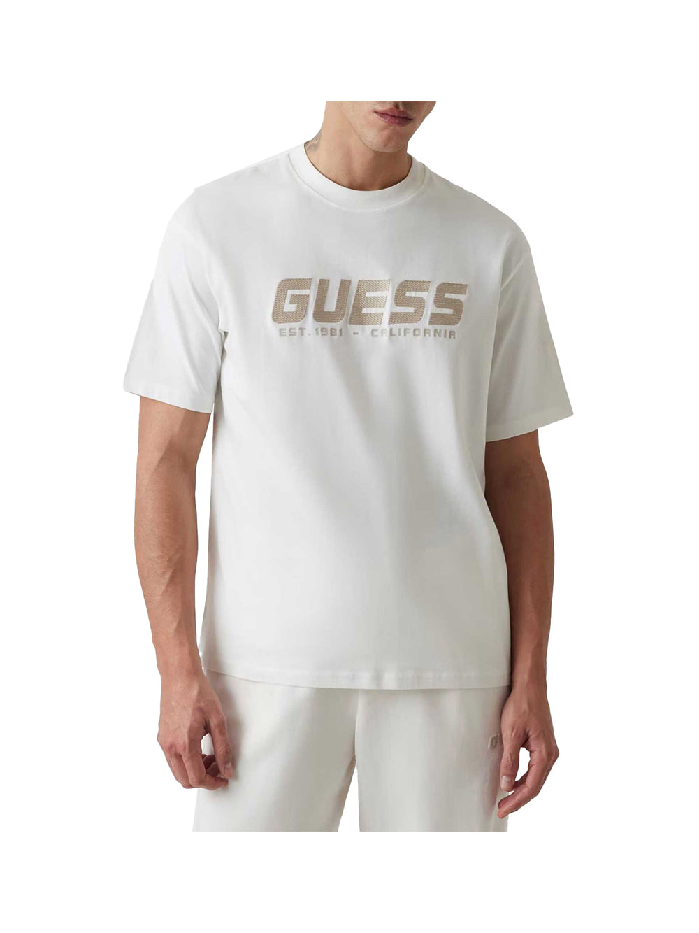 GUESS ATHLEISURE 2 USCITA Guess T-Shirt Uomo Bianco Bianco