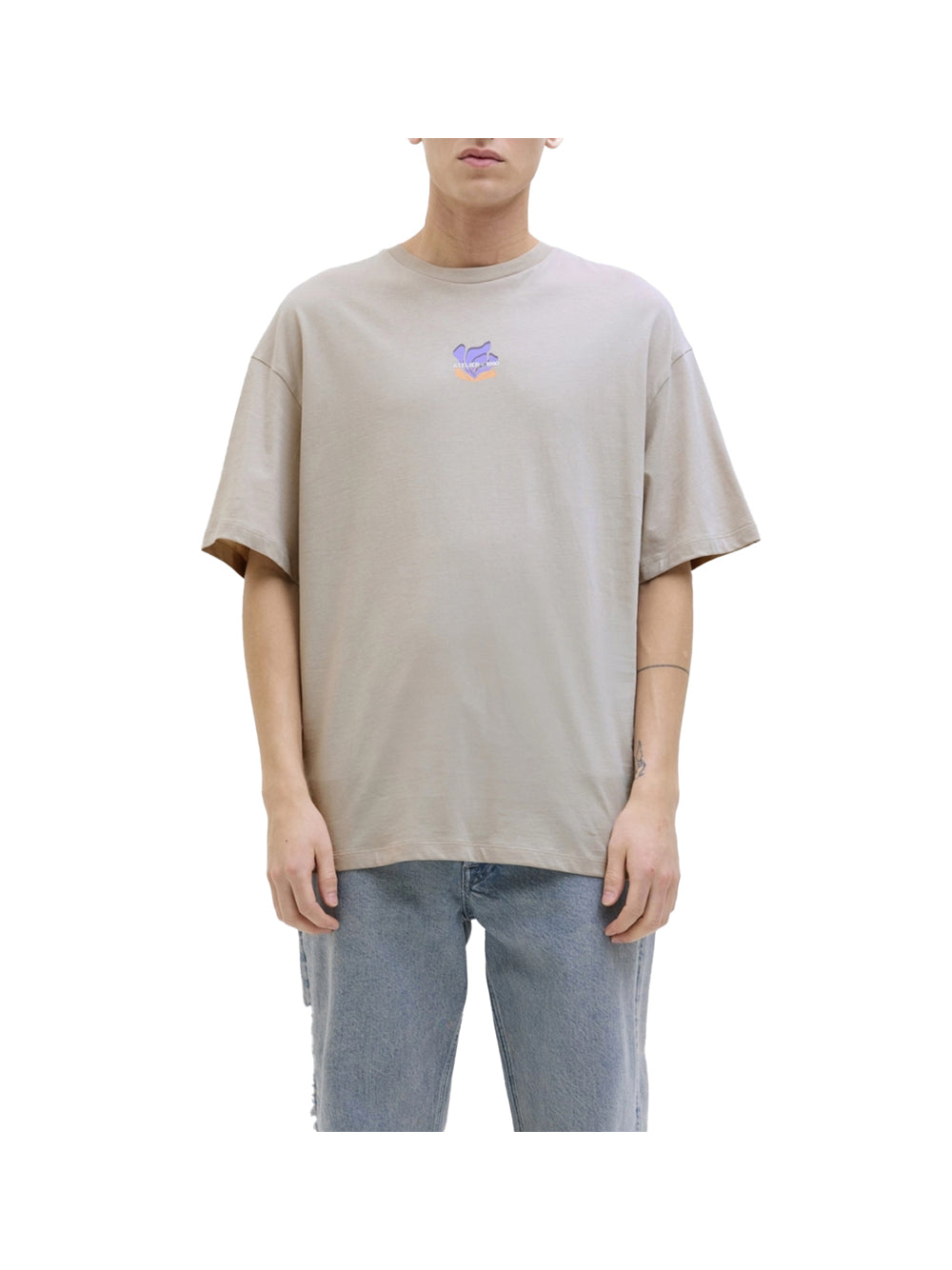 JACK&JONES ORIGINALS Jack&Jones T-Shirt Uomo Beige Beige