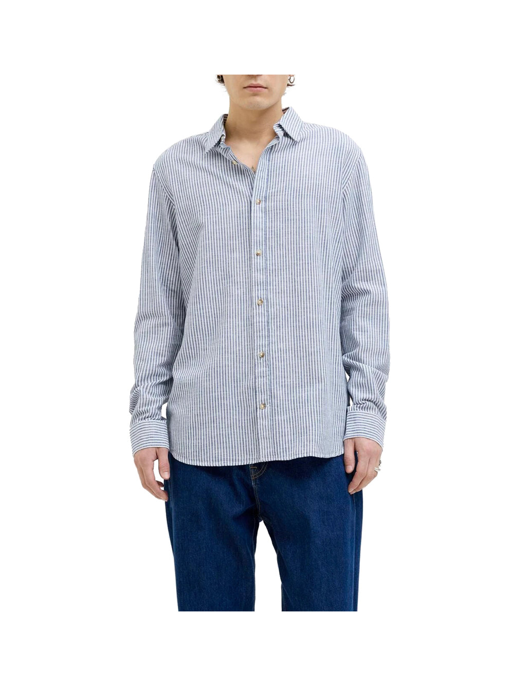 JACK&JONES PREMIUM Jack&Jones Camicia Uomo Azzurro - Blu Azzurro