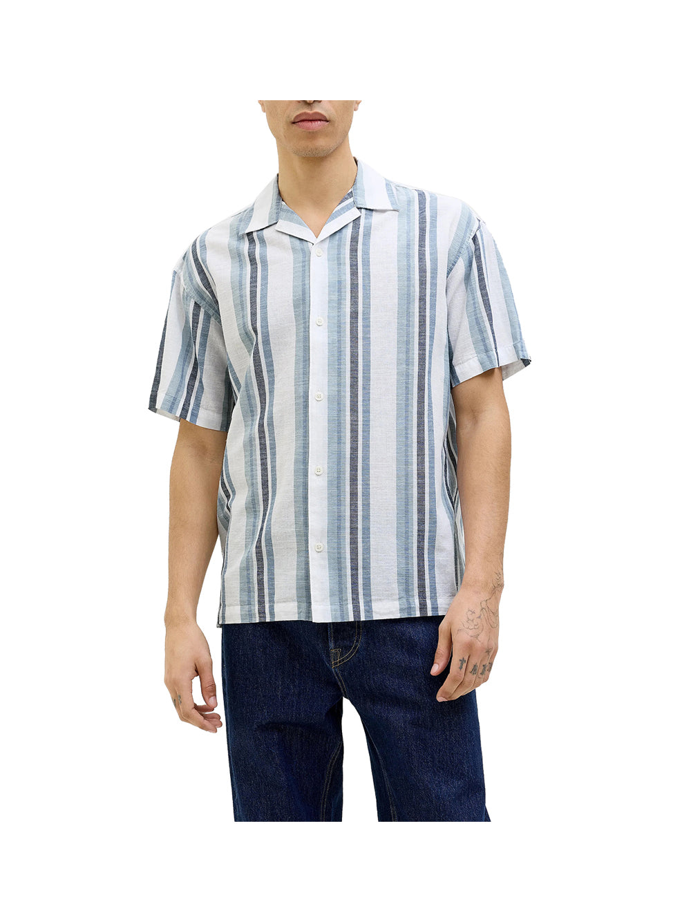 JACK&JONES PREMIUM Jack&Jones Camicia Uomo Blu Blu