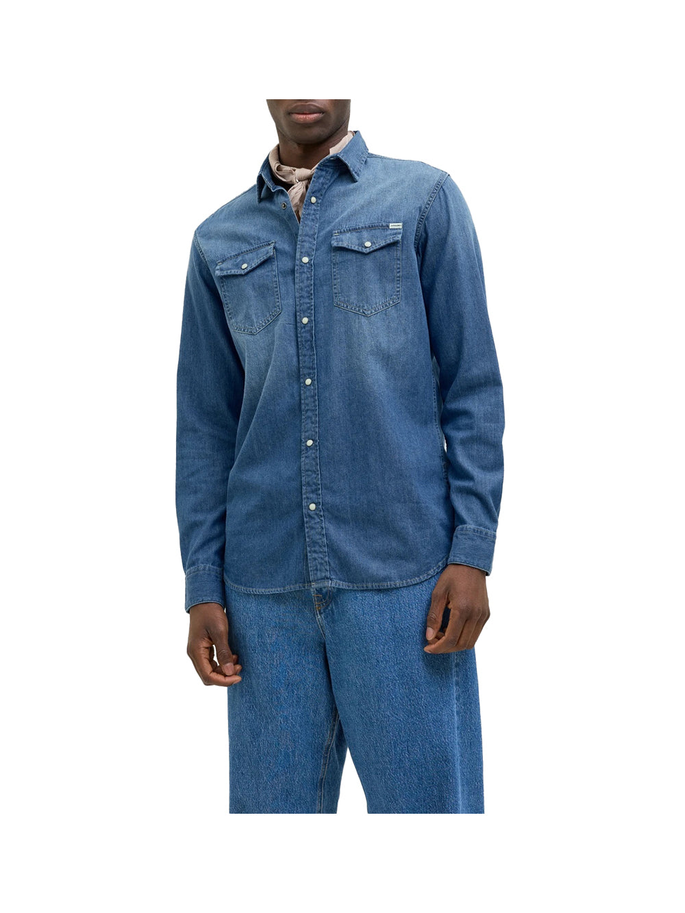 JACK&JONES STOCK Jack&Jones Camicia Uomo Blu Blu
