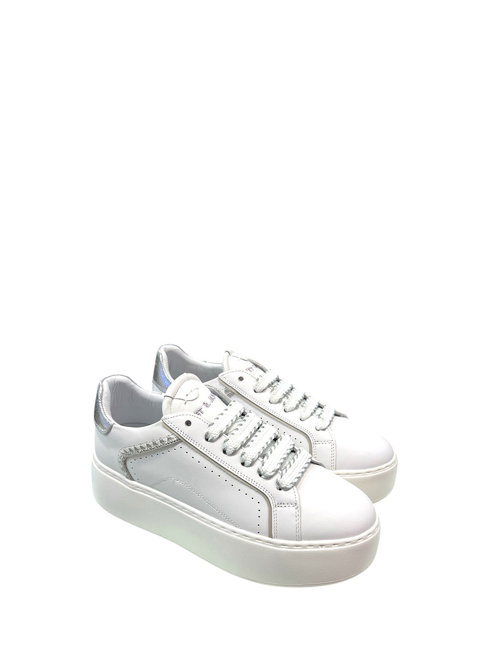 JANET & JANET Janet & Janet Sneakers Donna White/silver - Bianco White/Silver