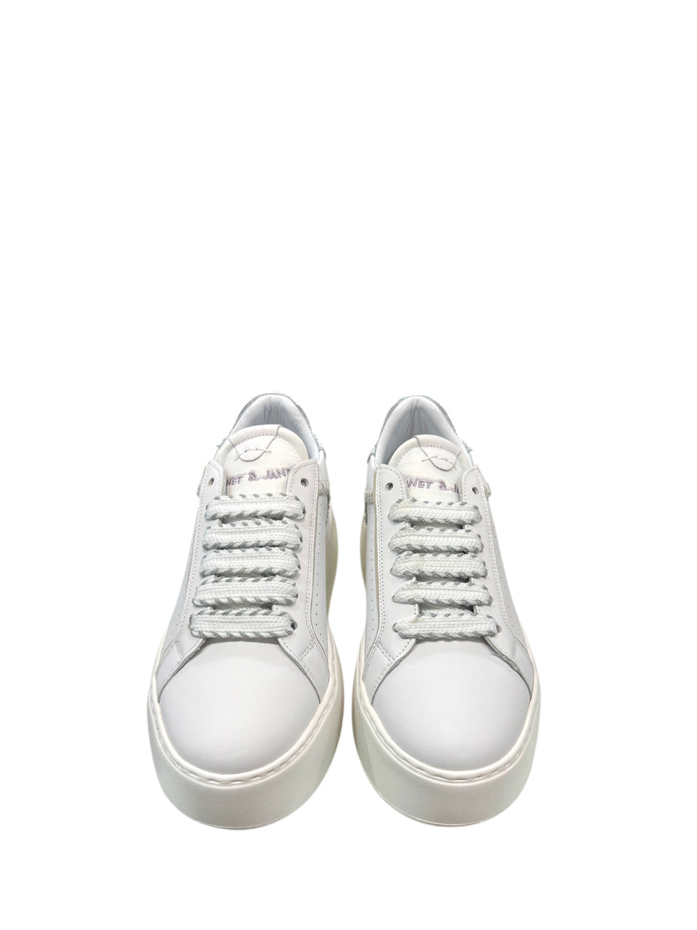 JANET & JANET Janet & Janet Sneakers Donna White/silver - Bianco White/Silver