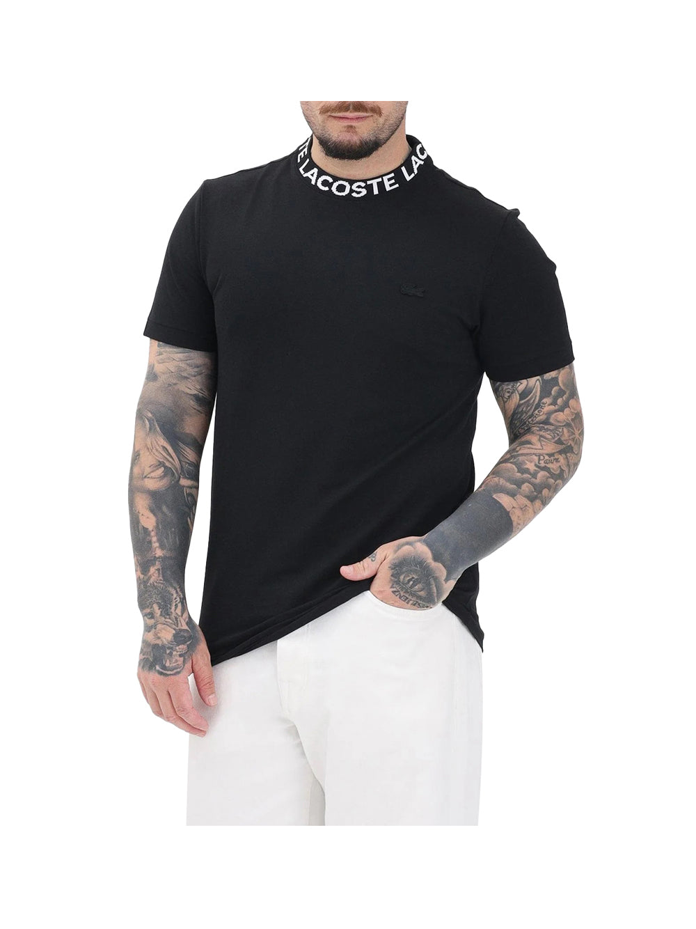 LACOSTE Lacoste T-Shirt Uomo Nero Nero