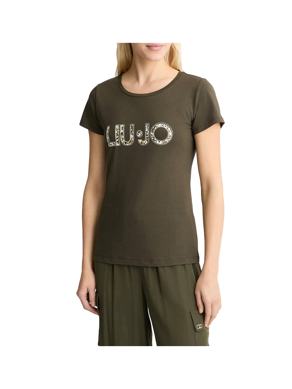 LIUJO BEACHWEAR Liu Jo T-Shirt Ecs Basica Mc - Verde Lichene