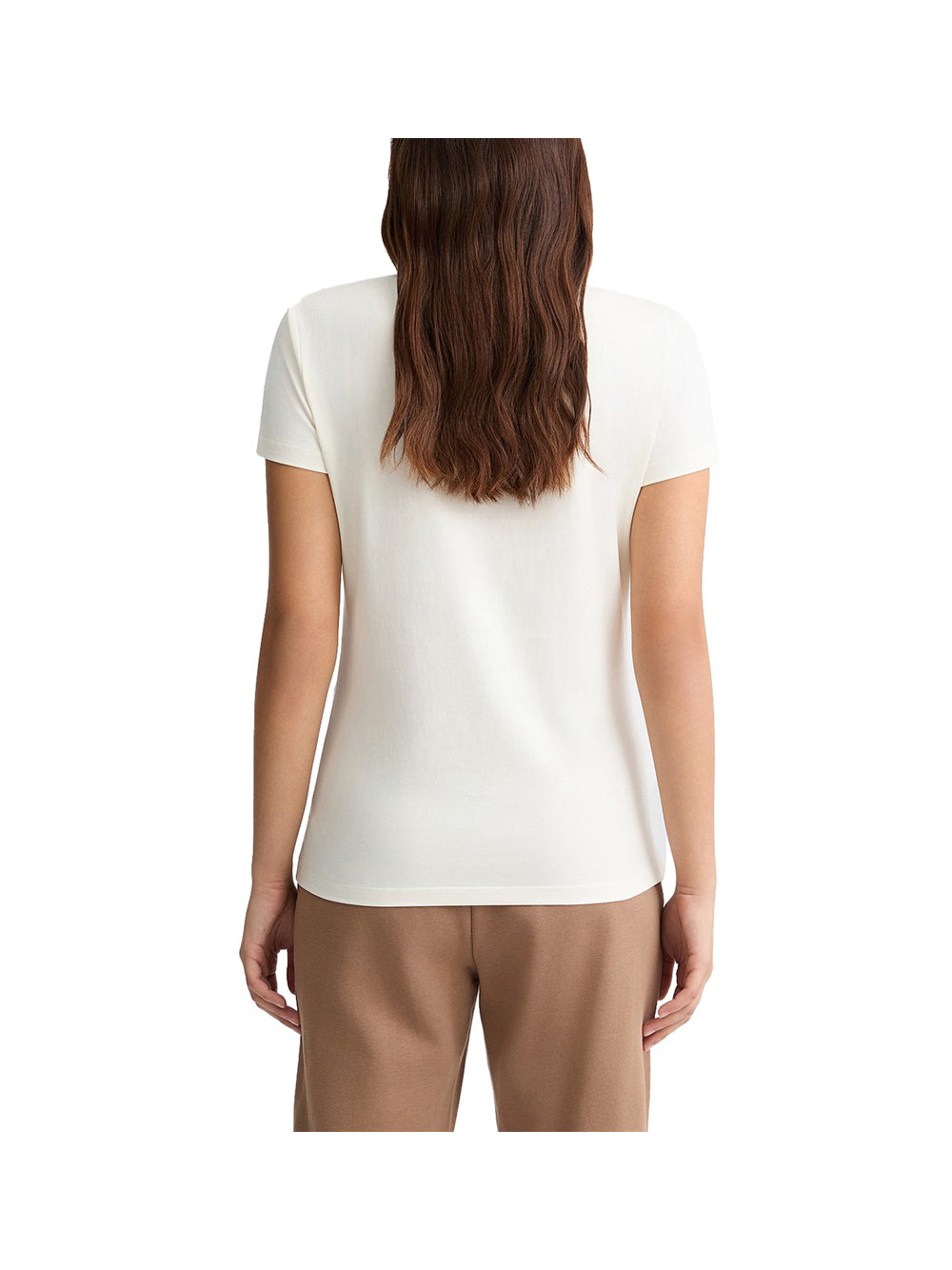 LIUJO SPORT Liu Jo T-Shirt Donna Latte/marrone - Bianco Latte/marrone