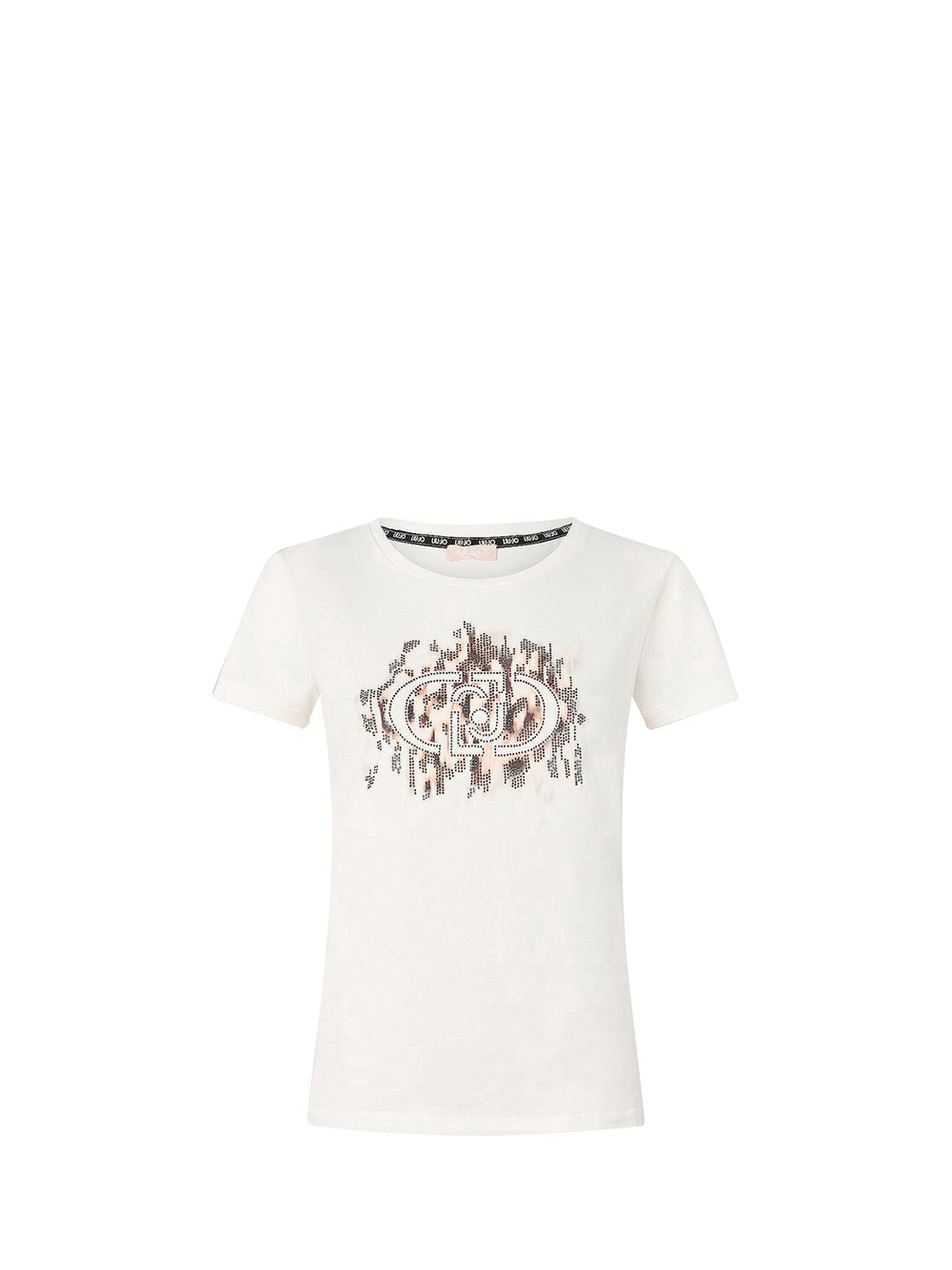 LIUJO SPORT Liu Jo T-Shirt Donna Latte/marrone - Bianco Latte/marrone