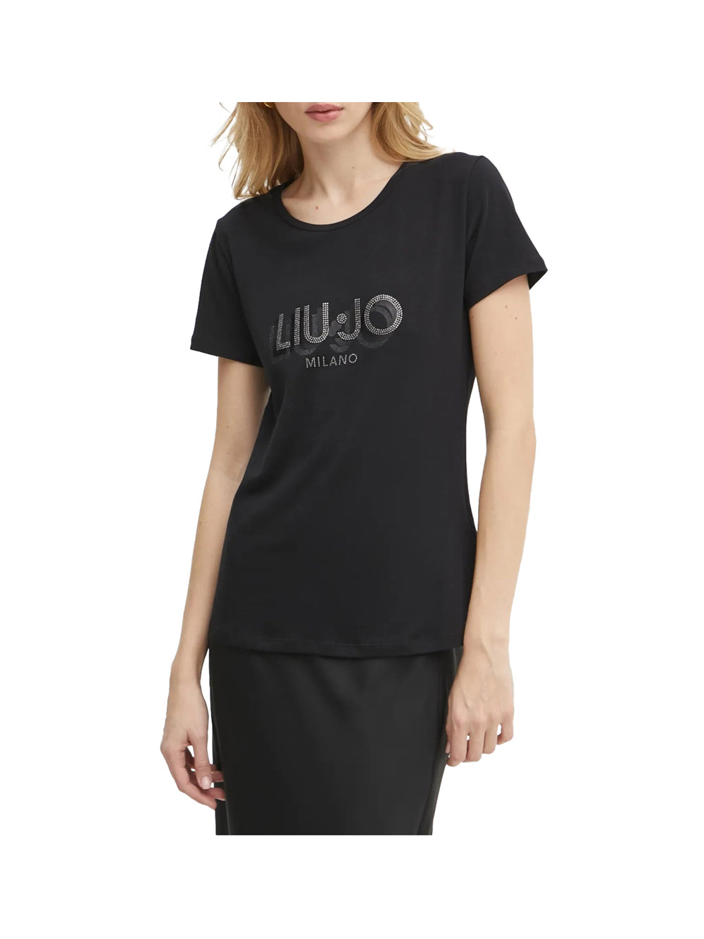 LIUJO SPORT Liu Jo T-Shirt Donna Nero Nero