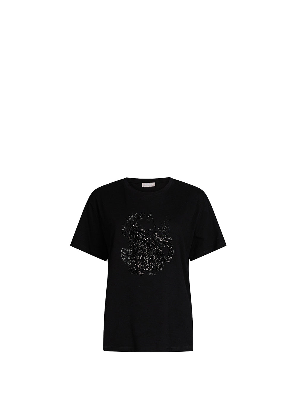 LIU.JO WHITE Liu Jo T-Shirt Donna Nero Nero