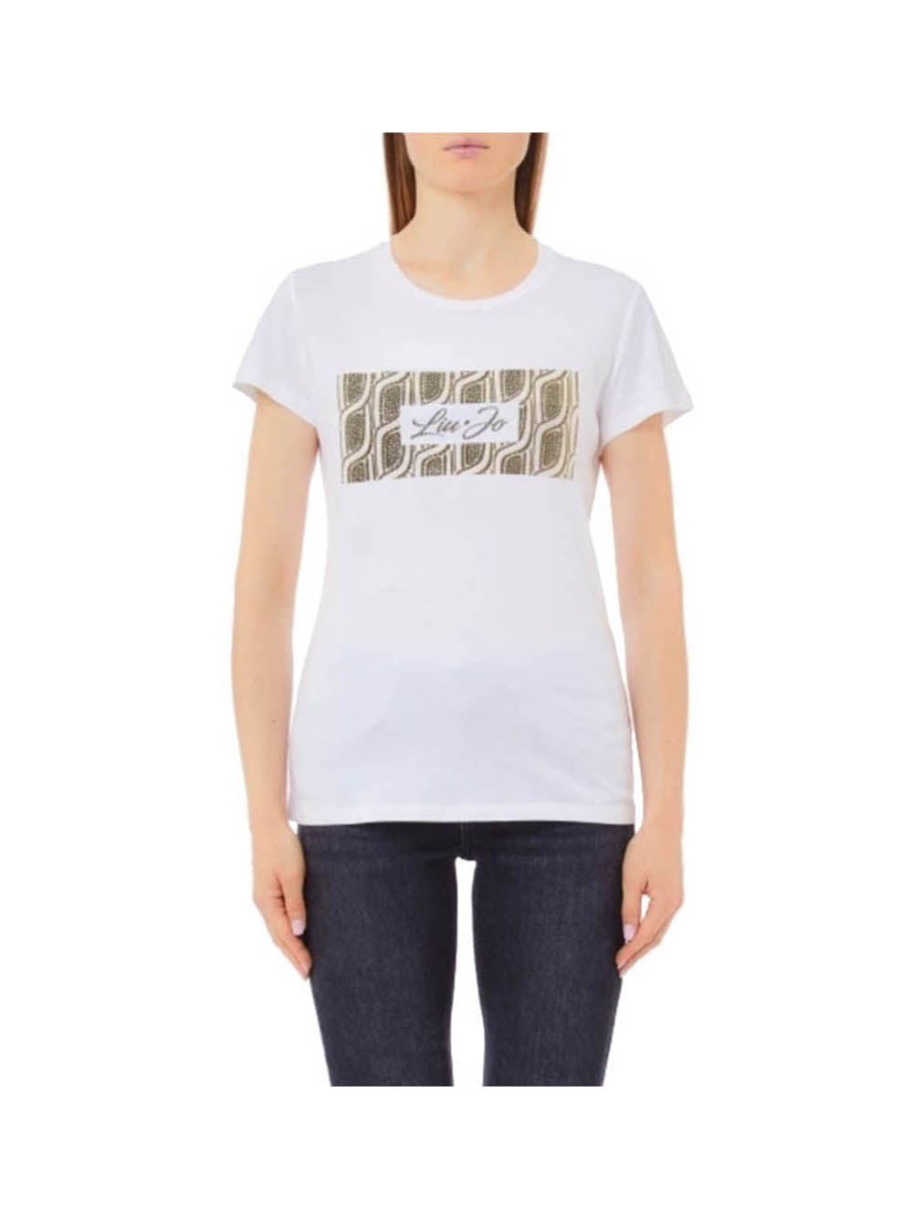 LIU.JO WHITE Liu Jo T-Shirt Donna Bianco Bianco