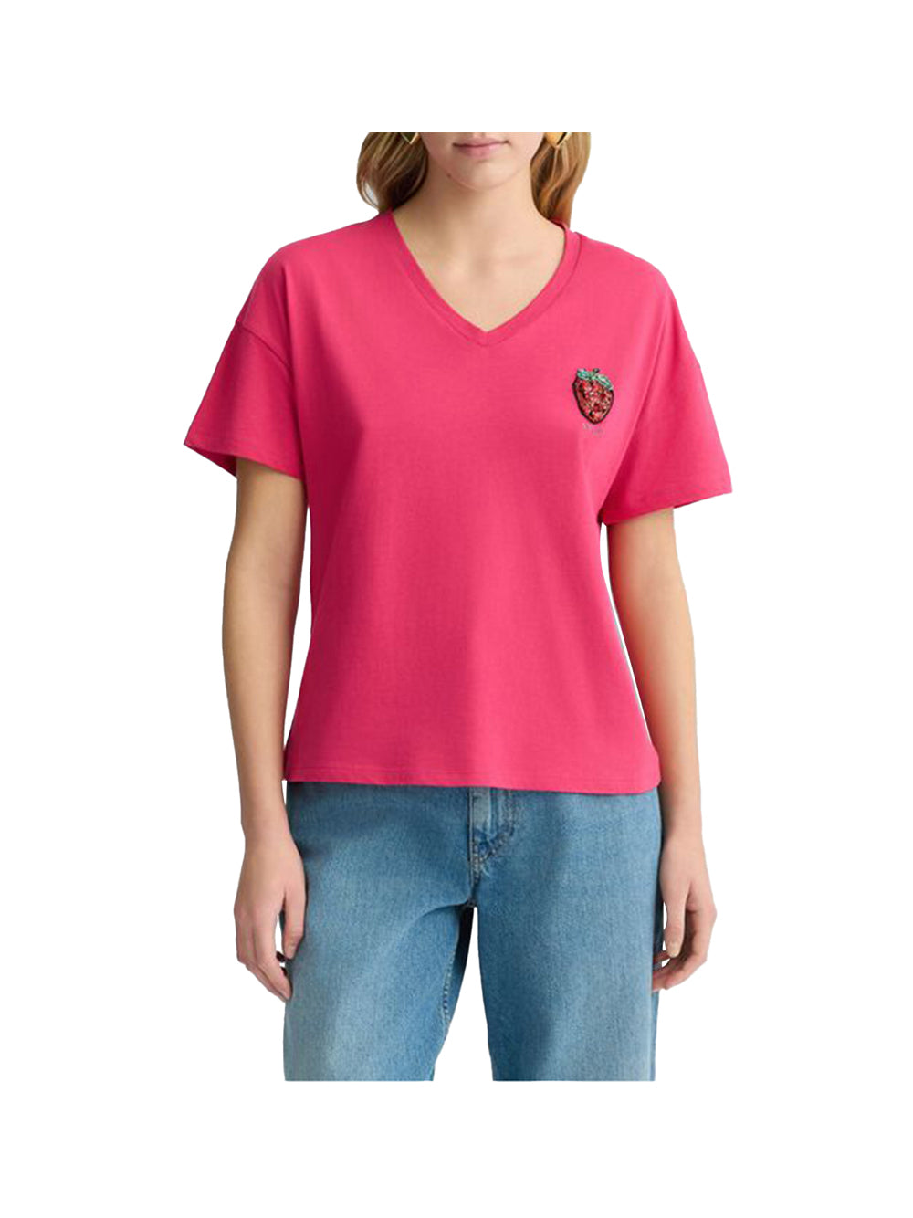 LIU.JO WHITE Liu Jo T-Shirt Donna Rose - Rosa ROSE