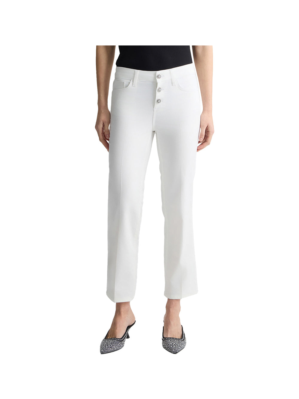 LIU.JO WHITE Liu Jo Pantalone Donna Bianco Bianco