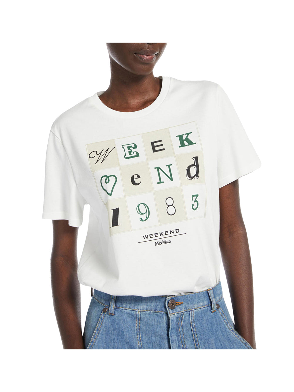 MAXMARA WEEKEND 2USCITA Max Mara Weekend T-Shirt Donna Bianco Bianco
