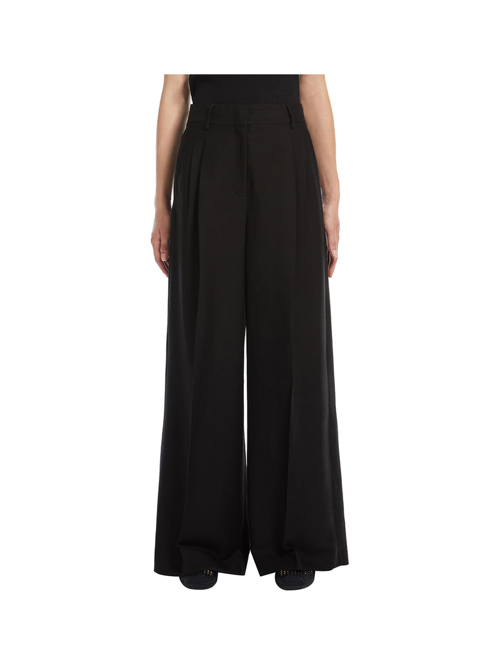 MAXMARA WEEKEND 2USCITA Max Mara Weekend Pantalone Donna Nero Nero
