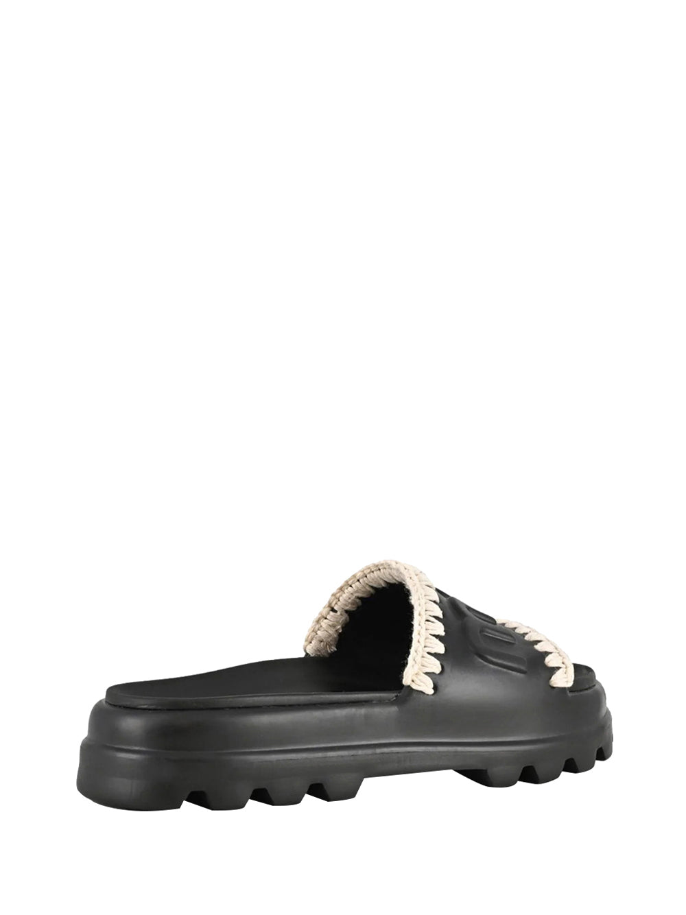 MOU Mou Ciabatte Donna Black/white - Multicolore BLACK/WHITE
