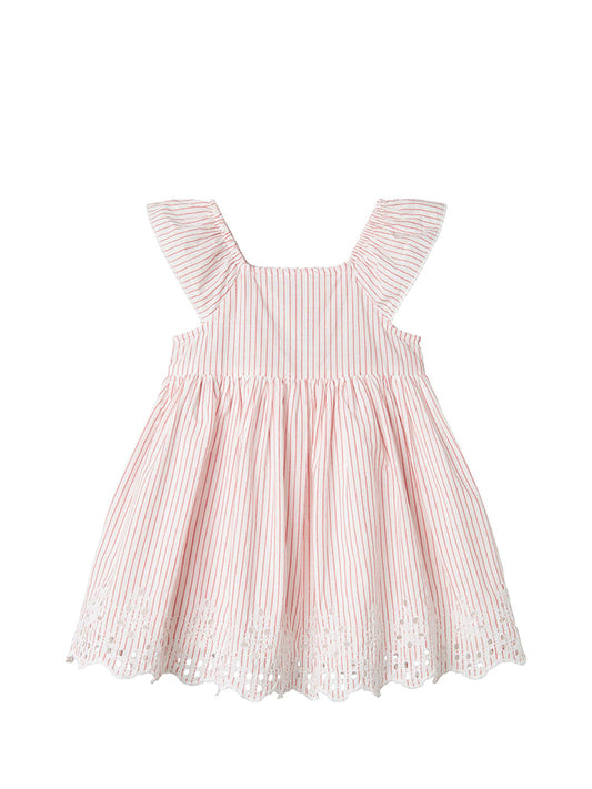 Name It Abito Bambina Bianco/rosa - Bianco
