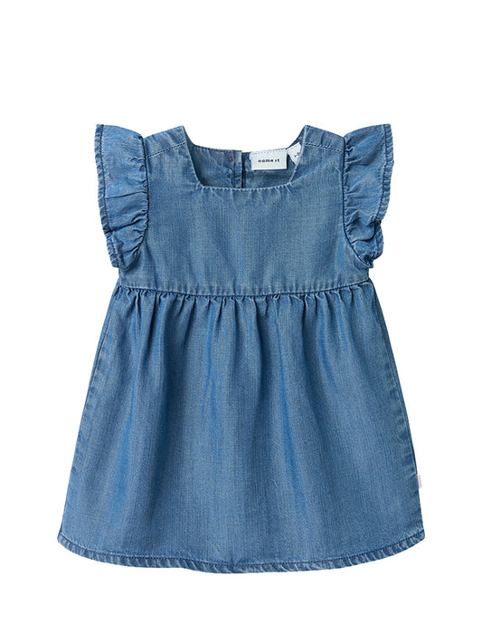 Name It Abito Bambina Denim - Blu