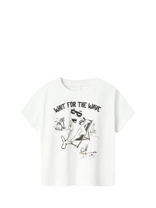 Name It T-Shirt Bambina Bianco