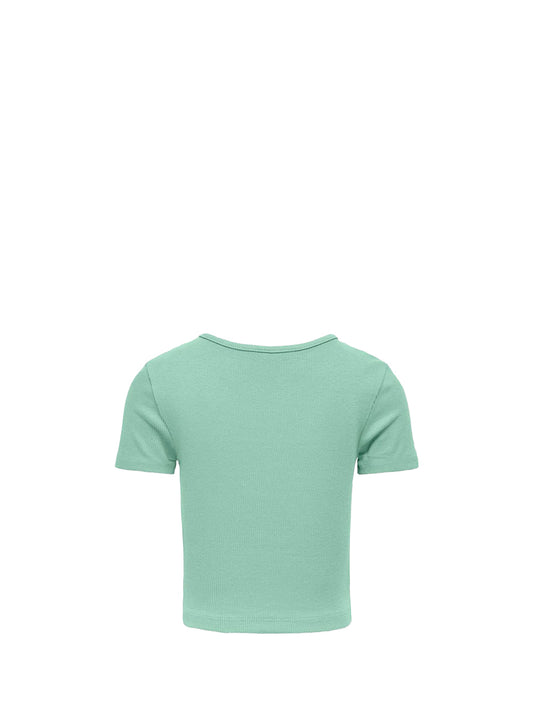 Only 1 uscita T-Shirt Basic Tinta Unita Salvia BLACK
