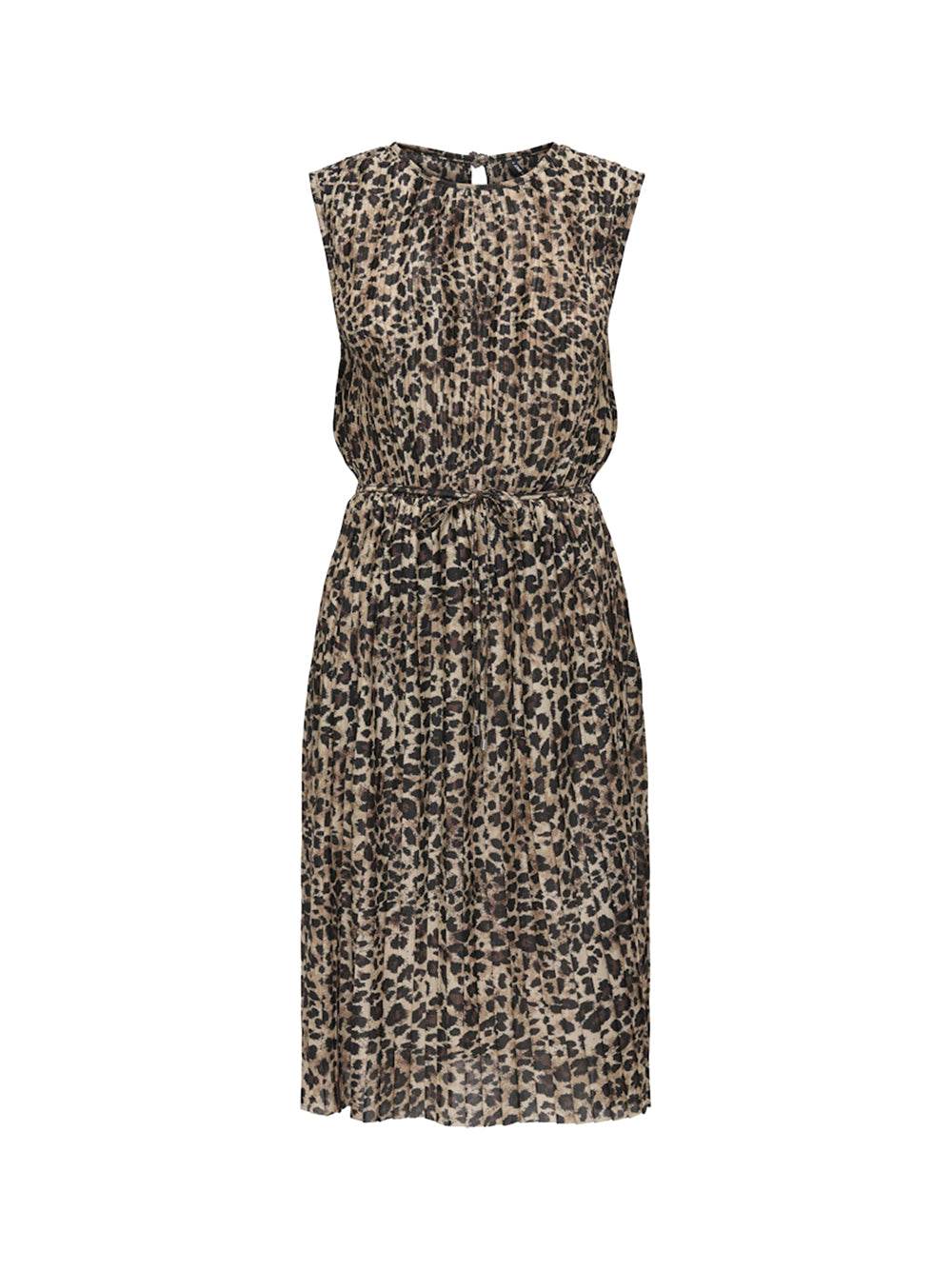 Only 2 uscita Only Abito Donna Leopard - Multicolore LEOPARD