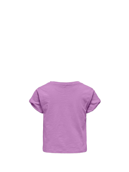 Only 2 uscita Only T-Shirt Bambina Viola Viola