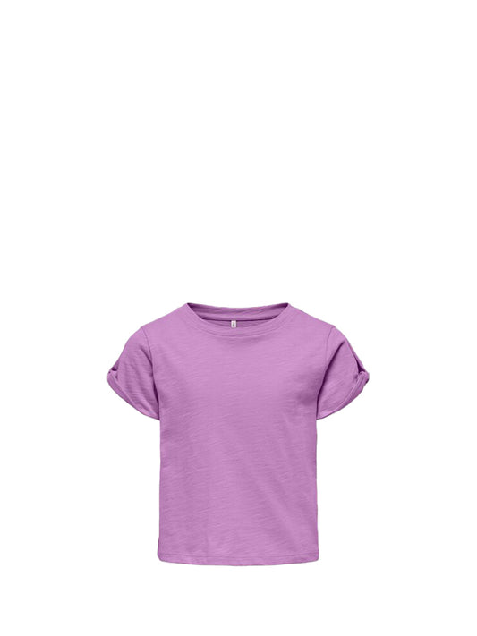 Only 2 uscita Only T-Shirt Bambina Viola Viola