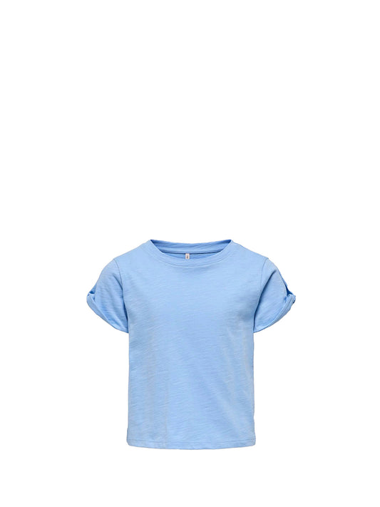 Only 2 uscita Only T-Shirt Bambina Azzurro - Blu Azzurro