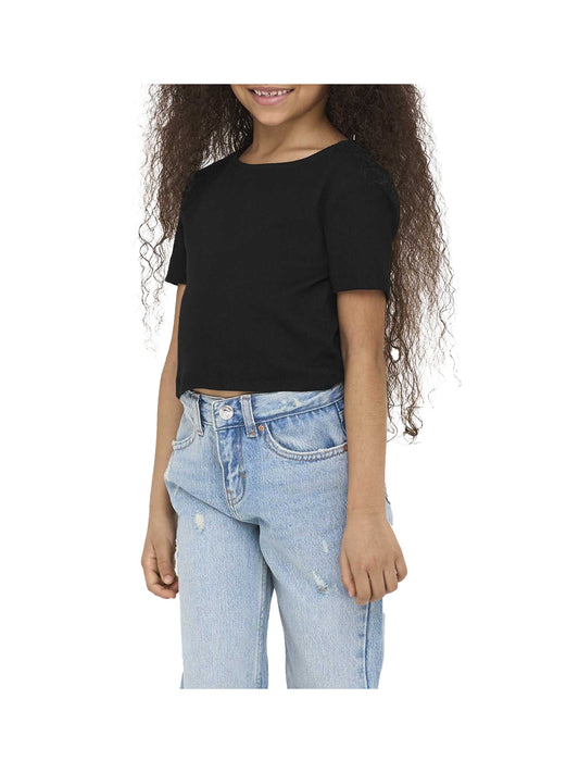 Only 1 uscita T-Shirt Basic Tinta Unita Salvia BLACK