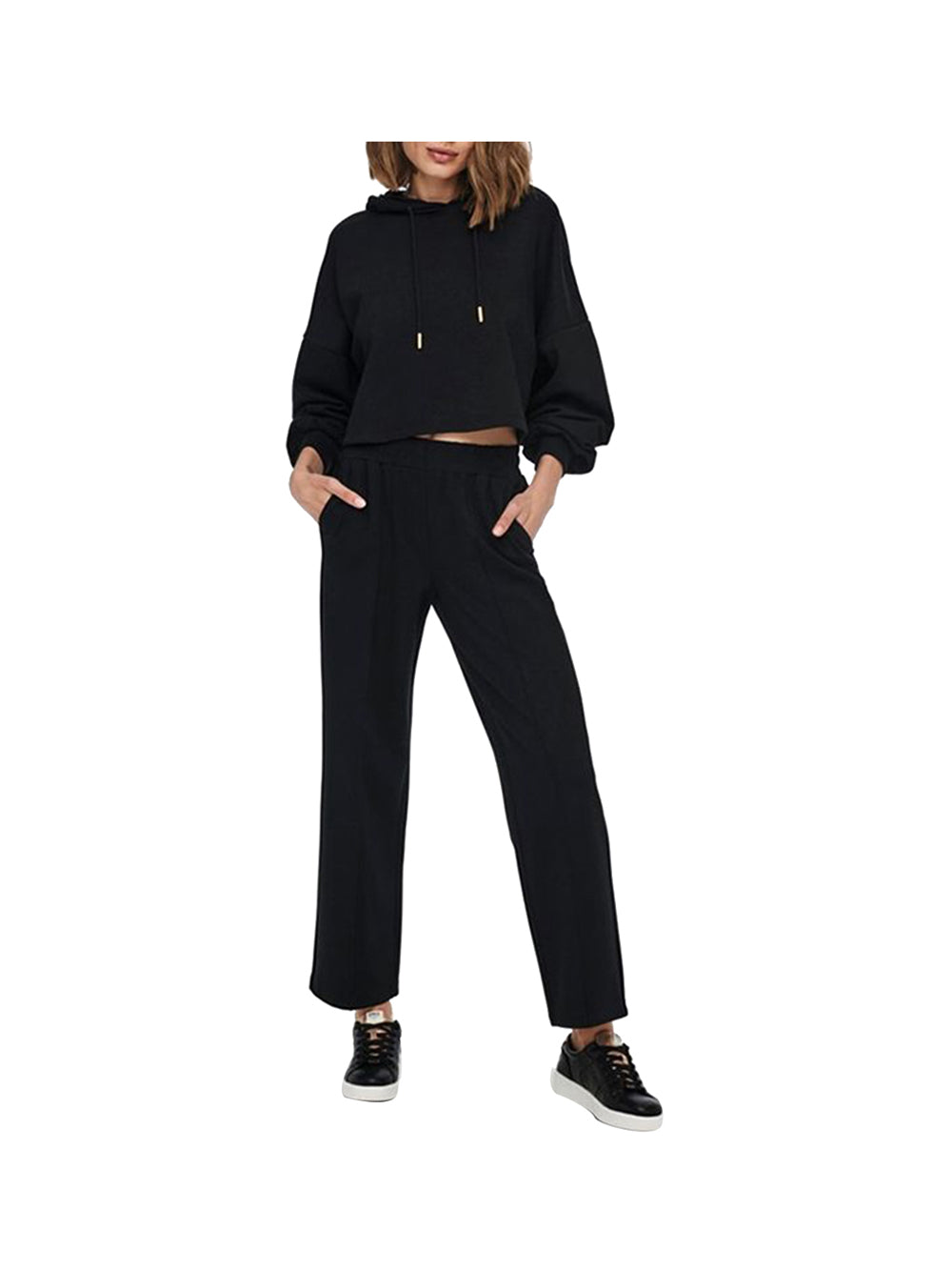 ONLY STOCK Only Pantalone Donna Nero Nero