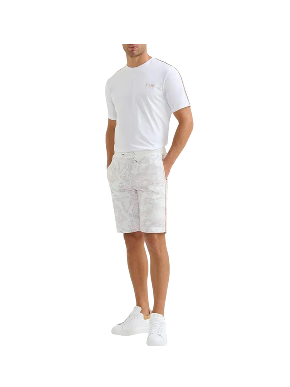 PRIMA CLASSE Alviero Martini Bermuda Uomo Bianco Bianco