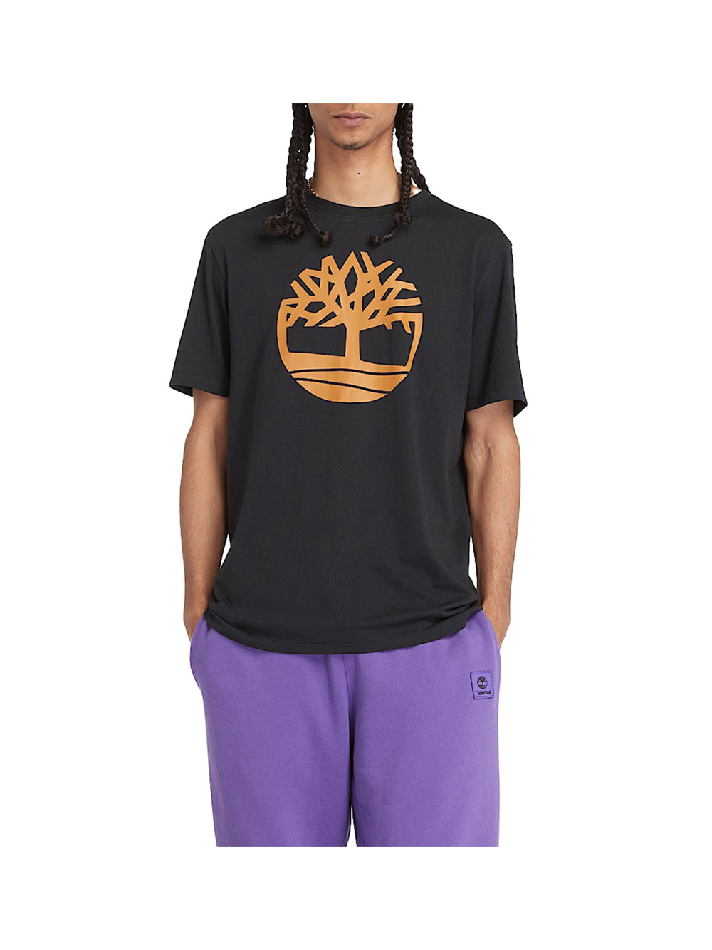 Only 1 uscita T-Shirt Basic Tinta Unita Salvia BLACK