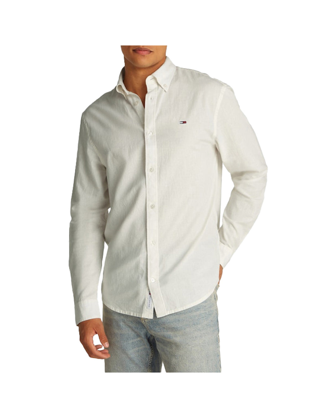 TOMMY JEANS 2USCITA Tommy Jeans Camicia Uomo Bianco Bianco