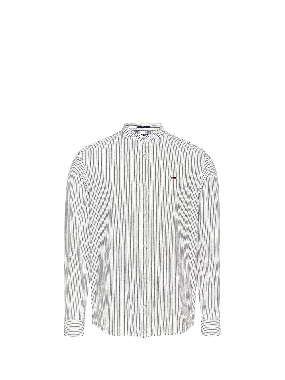 TOMMY JEANS 2USCITA Tommy Jeans Camicia Uomo Ecru Stripes - Grigio Ecru Stripes