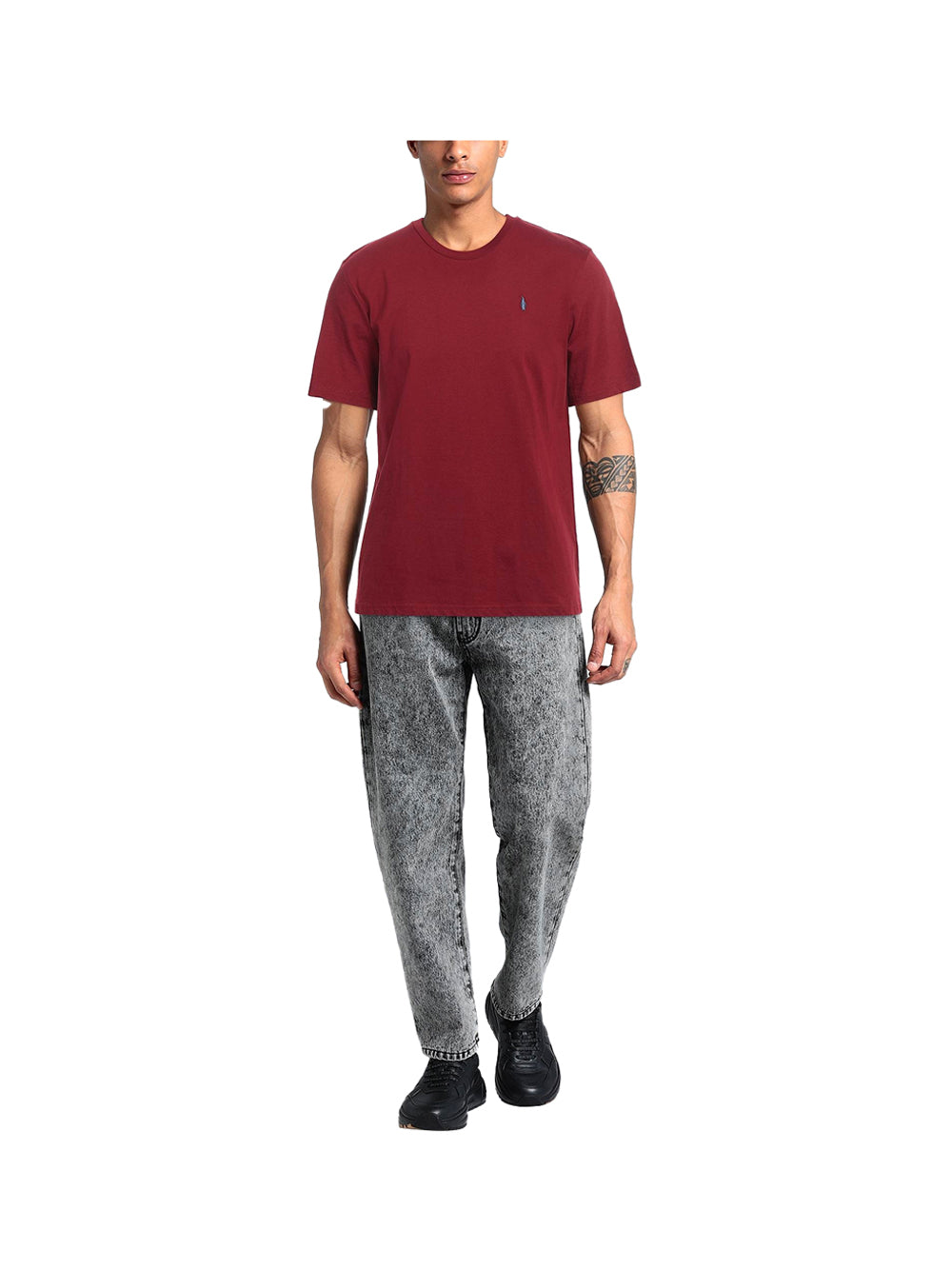 WALTBAY Waltbay T-Shirt Uomo Bordo' - Rosso BORDO'