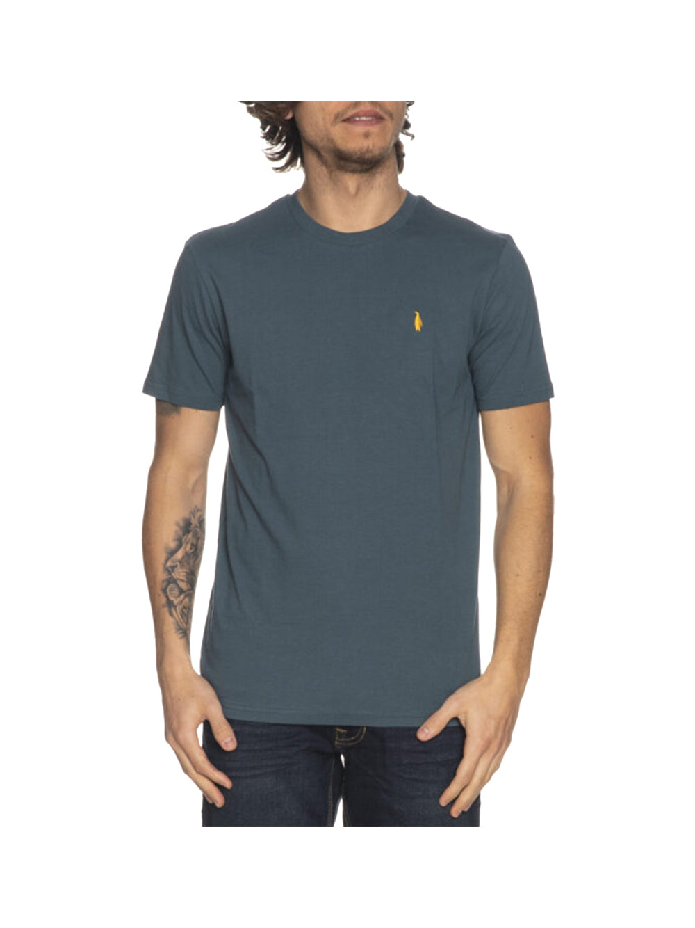 WALTBAY Waltbay T-Shirt Uomo Petrolio - Blu Petrolio