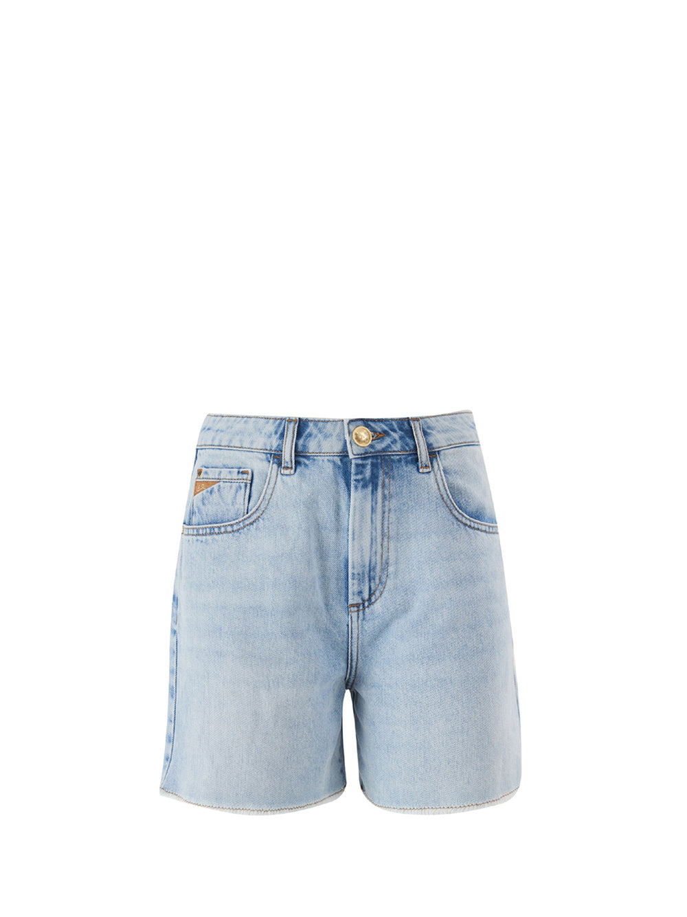 YES ZEE STC Yes Zee Short Donna Denim - Blu DENIM