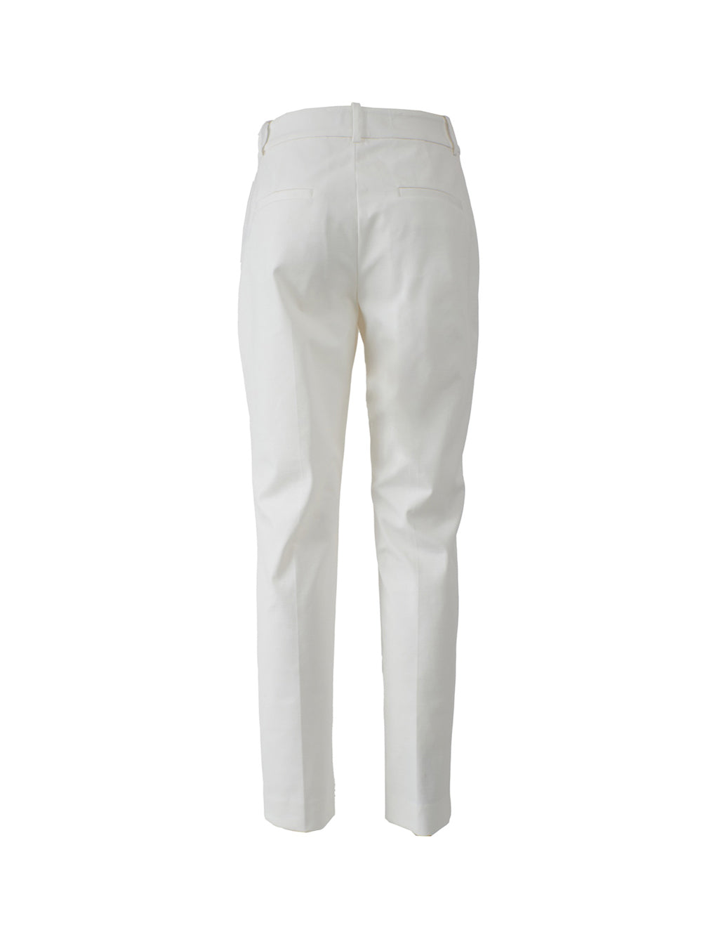 YES ZEE STC Yes Zee Pantalone Donna Bianco Bianco