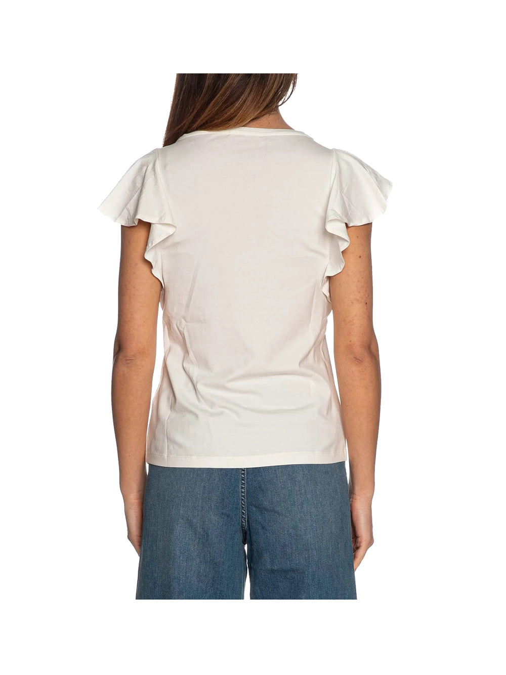 YES ZEE STC Yes Zee T-Shirt Donna Avorio Avorio