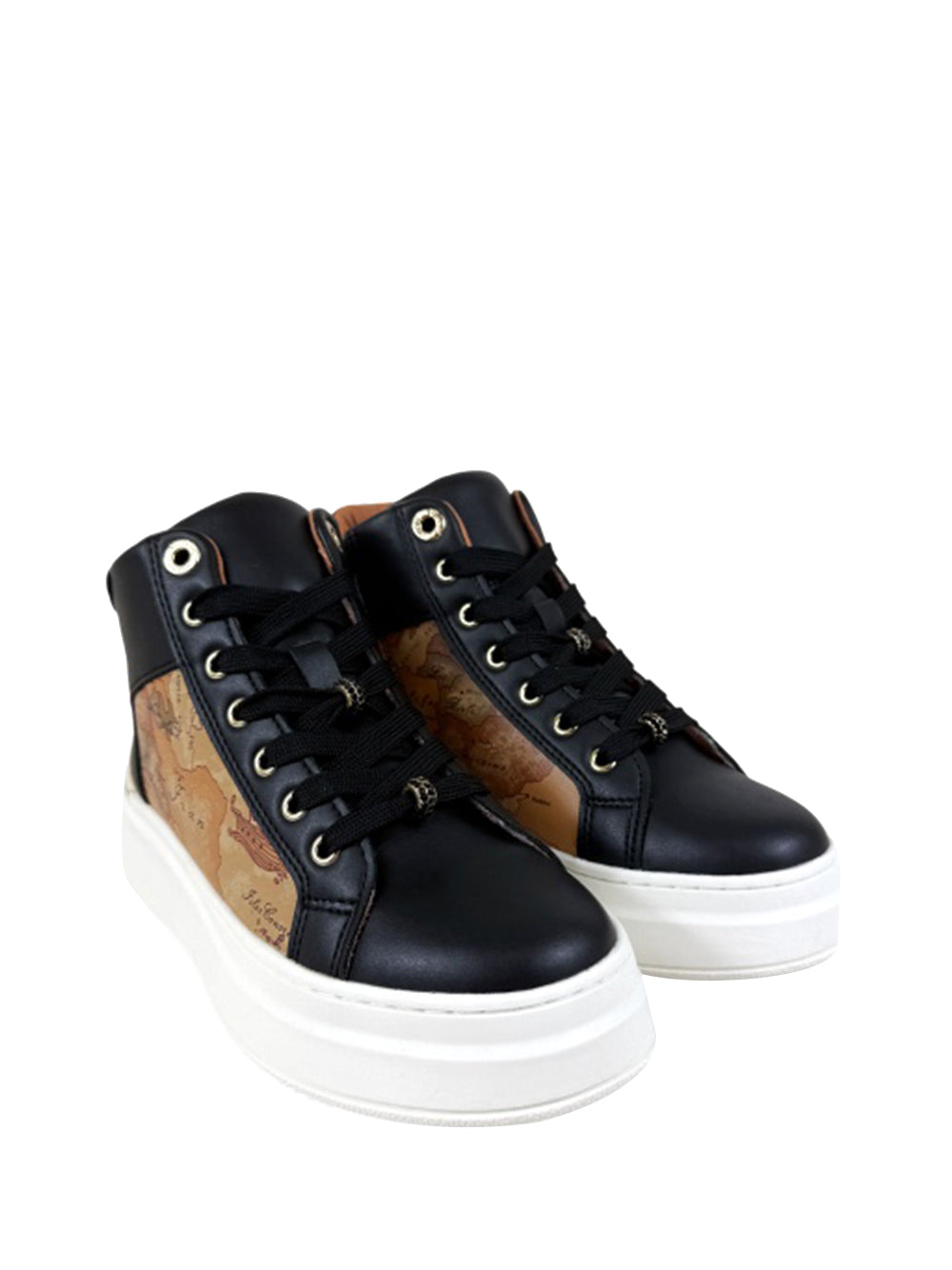 2 PRIMA CLASSE Alviero Martini Sneakers Donna Nero/geo Beige - Nero Nero/Geo Beige