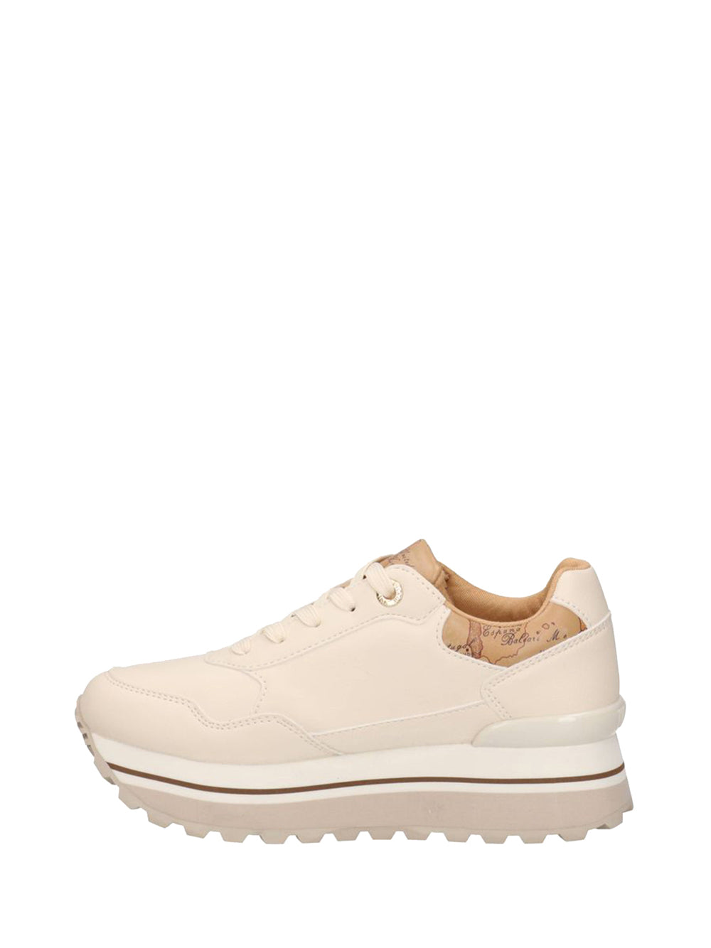 2 PRIMA CLASSE Alviero Martini Sneakers Donna Bianco Sporco/geo Beige - Bianco Bianco Sporco/Geo Beige