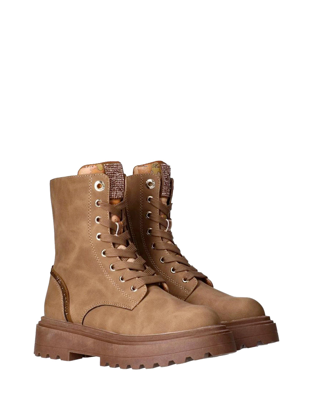 2 PRIMA CLASSE Anfibio Alviero Martini Con Strass Tortora Tortora/Geo Beige