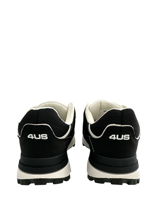 4US STC Sneakers Paciotti Snozee - Nero Nero