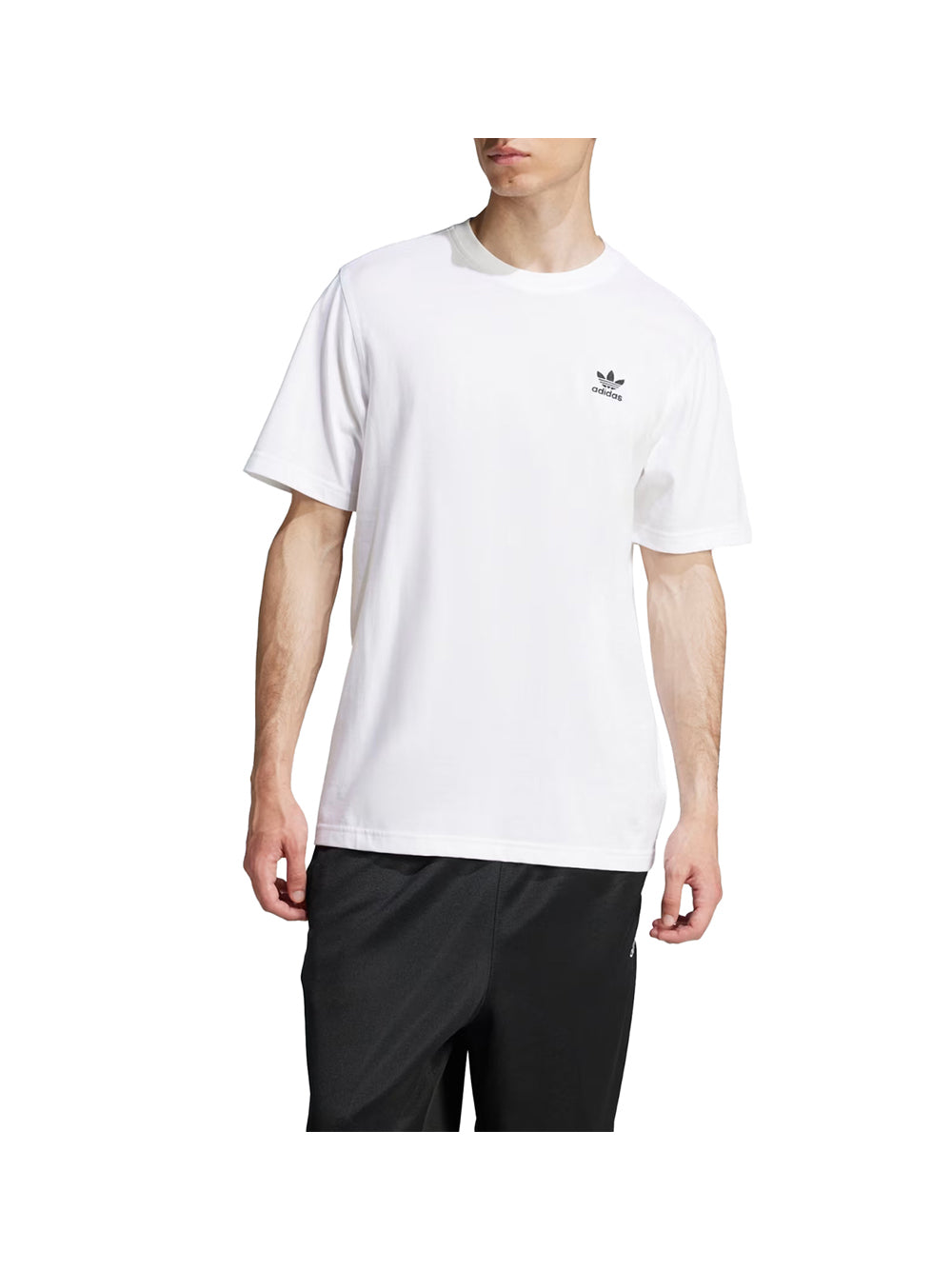 ADIDAS Adidas Trefoil Ess Tee T-Shirt Uomo Bianco Bianco