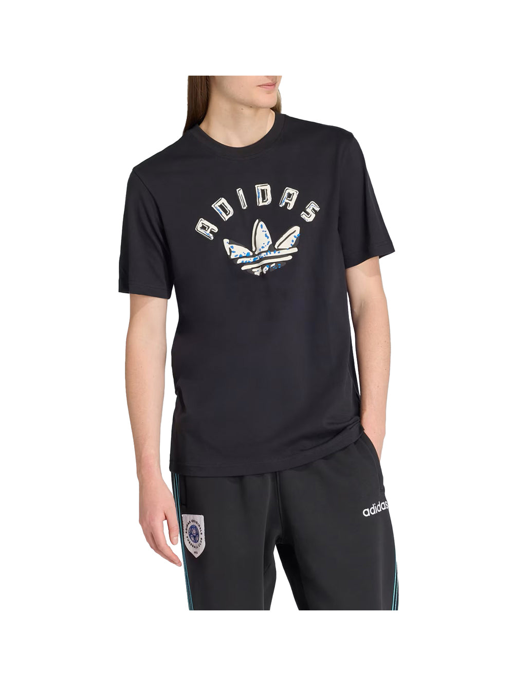 ADIDAS Adidas T-Shirt Uomo Nero Nero
